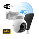 EZVIZ EB8  Cámara IP PT 8 Megapixels  4G Wifi  Bateria y Panel Solar 360 grados