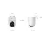 EZVIZ H8C  Camara PT WiFi / 4 Megapixel / Cobertura 360° / Detección humana / Seguimiento Inteligente / Sirena / Luz Parpadeante / Colores en Oscuridad / Micro SD / Audio de Dos Vías - Imagen 3