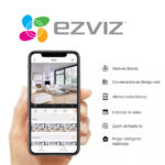 EZVIZ H8C Pro Camara PT WiFi / 8 Megapixel / Cobertura 360° / Detección humana / Seguimiento Inteligente / Sirena / Luz Parpadeante / Colores en Oscuridad / Micro SD / Audio de Dos Vías - Imagen 2